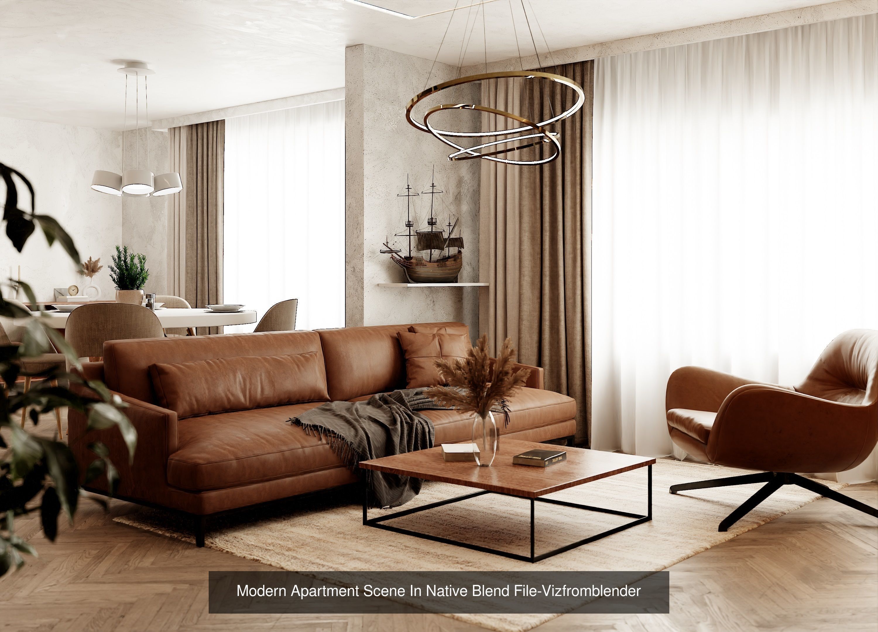 Interior bundle vol 1 by VIZFROMBLENDER 3D Model Collection_6