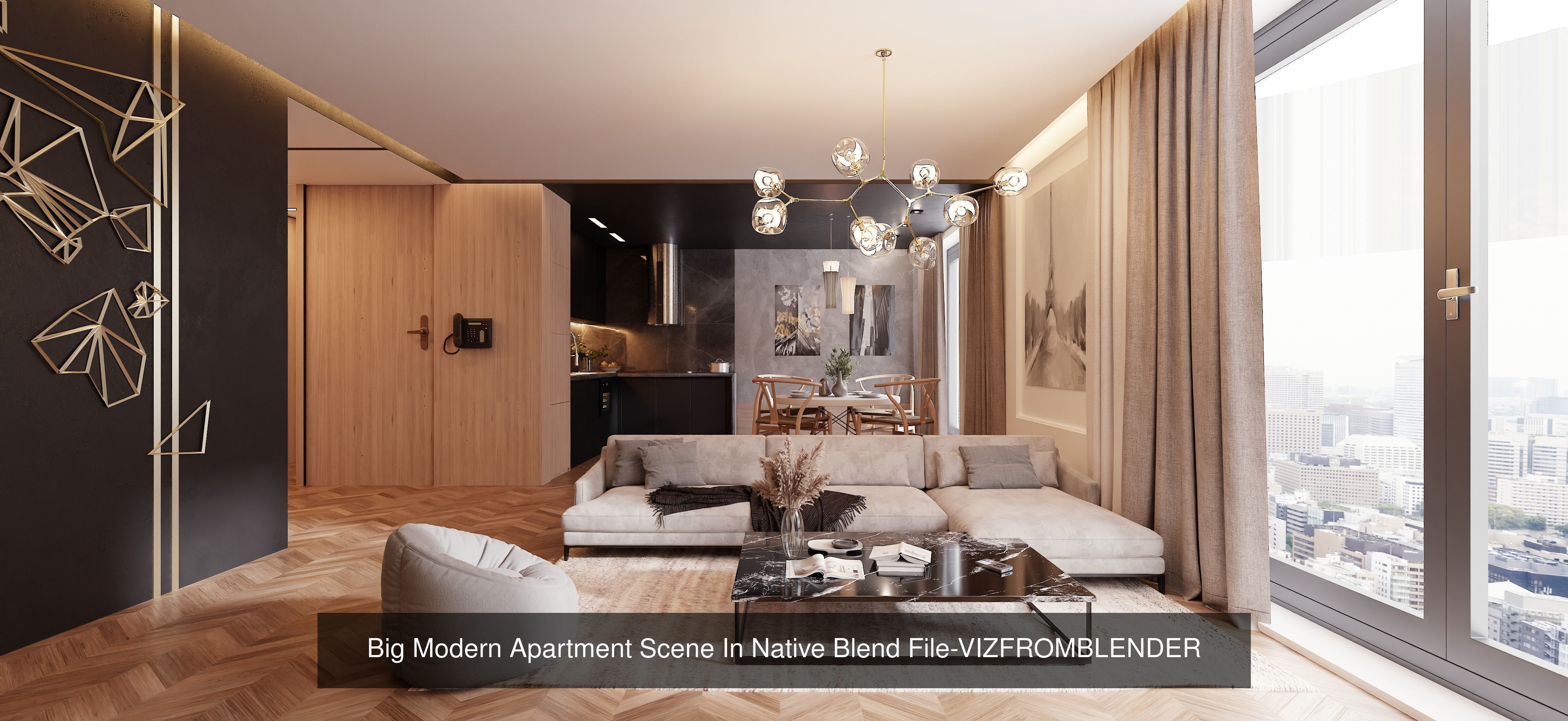 Interior bundle vol 1 by VIZFROMBLENDER 3D Model Collection_7