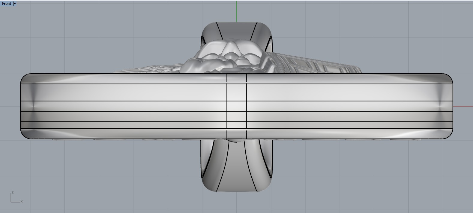 Saint Nicholas protect us pendant model 994 3D print model_8