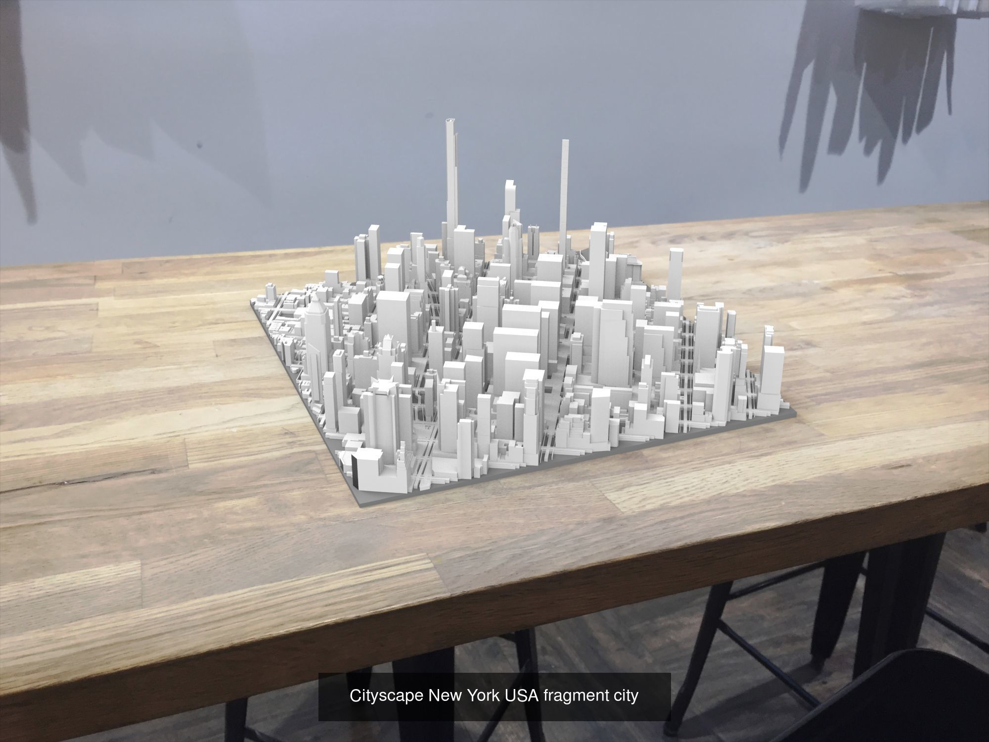 Collection of 5 scenes Fragments of the city New York _10