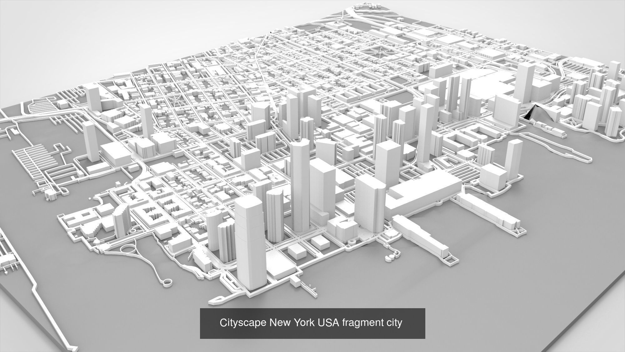 Collection of 5 scenes Fragments of the city New York _8