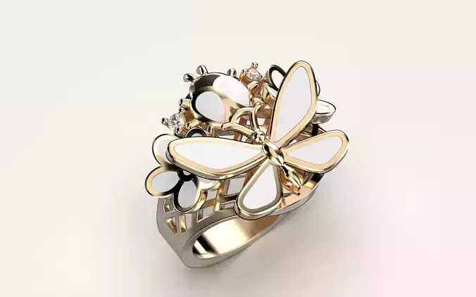 Ring  ROBERTO BRAVO -  WHITE DREAMS COLLECTION