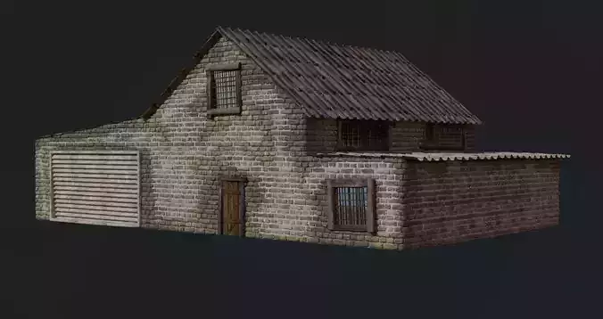 Ruin Forest Farm House 