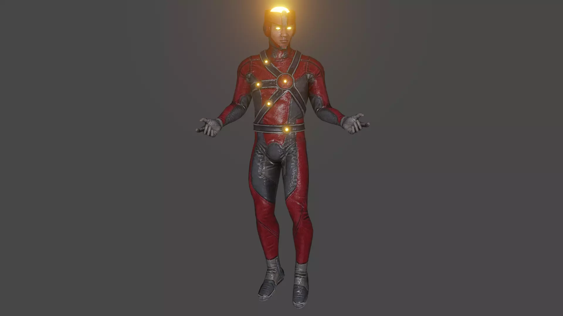 Firestorm Low-poly 3D model_0