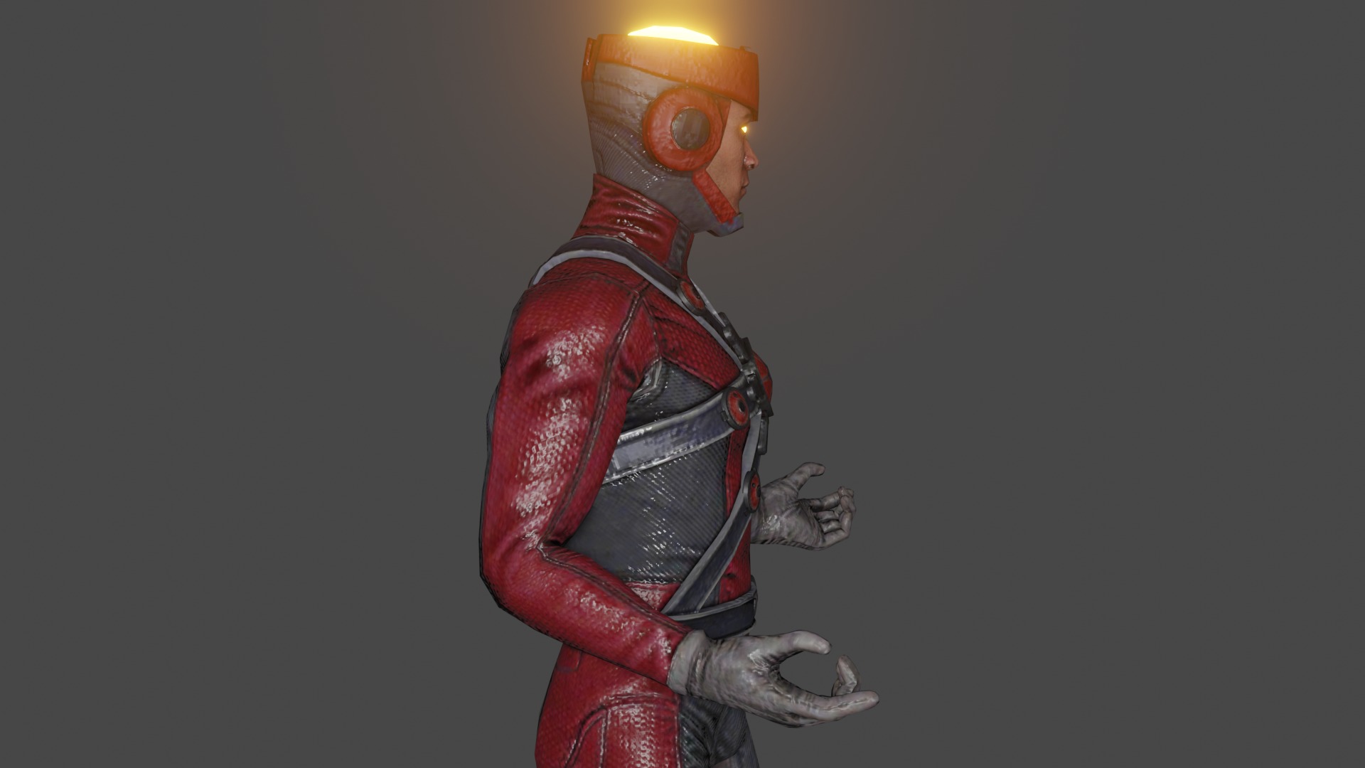 Firestorm Low-poly 3D model_3