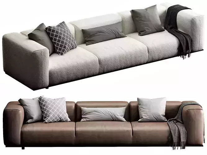 Bebitalia Italia Dambodue 3 seater sofa 3D model