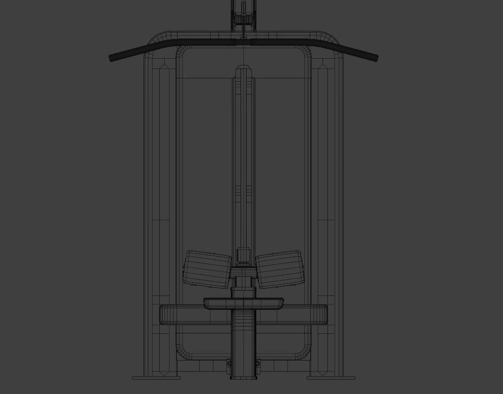  Lat Pulldown Machine 3D model_17