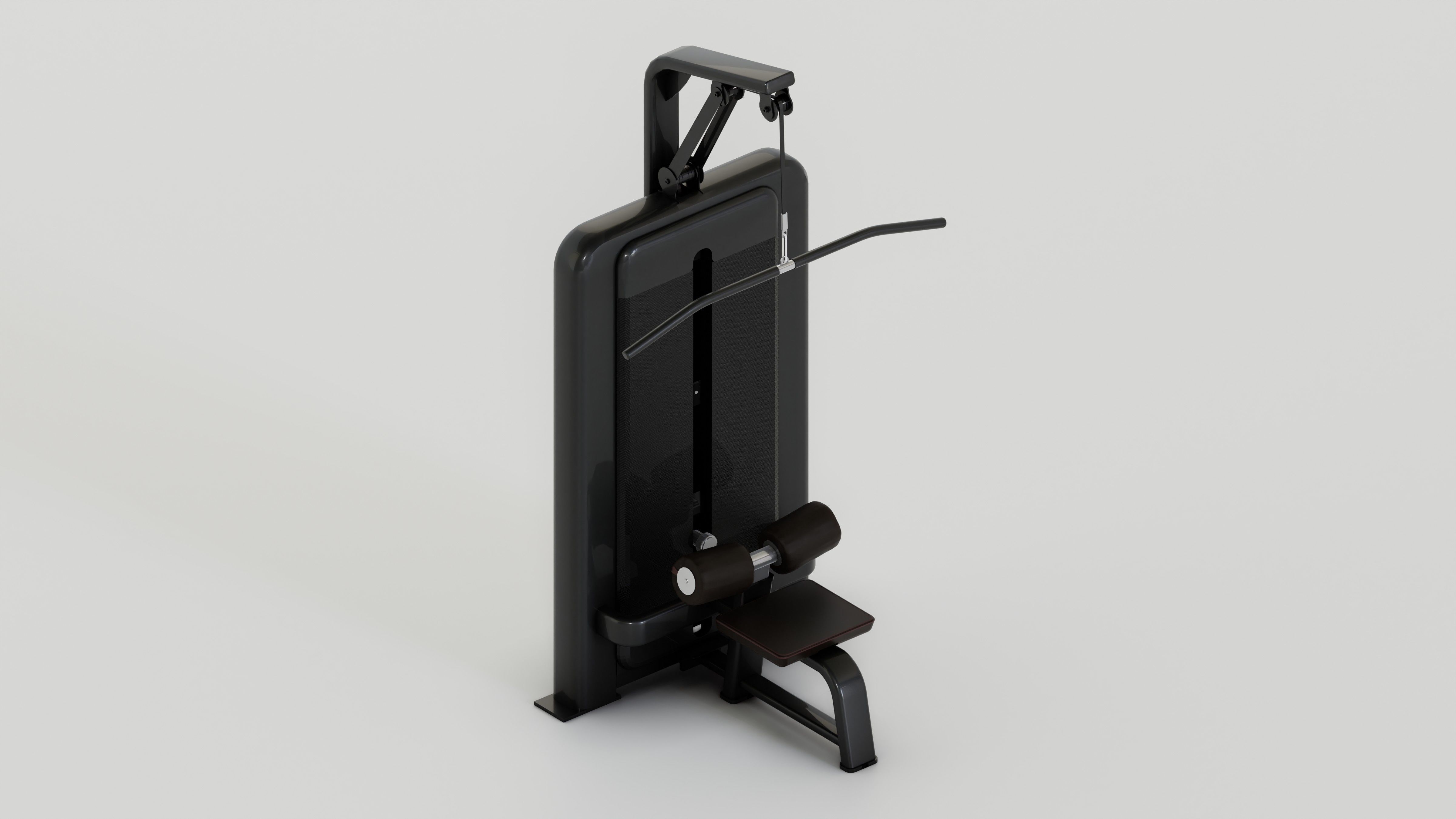  Lat Pulldown Machine 3D model_1