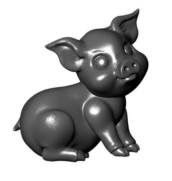 Pig zodiac 3D print model_1