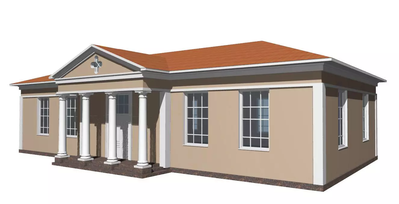 classic building 3D model_0
