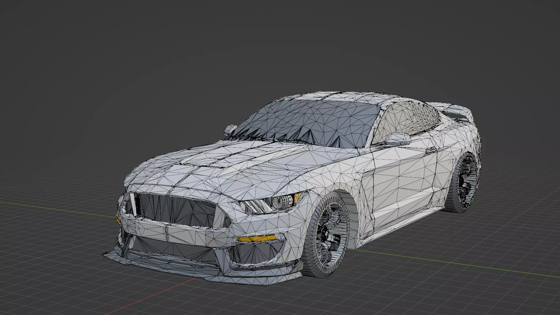 2017 Ford Mustang Shelby GT350R 3D model 3D model_0