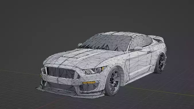 2017 Ford Mustang Shelby GT350R 3D model