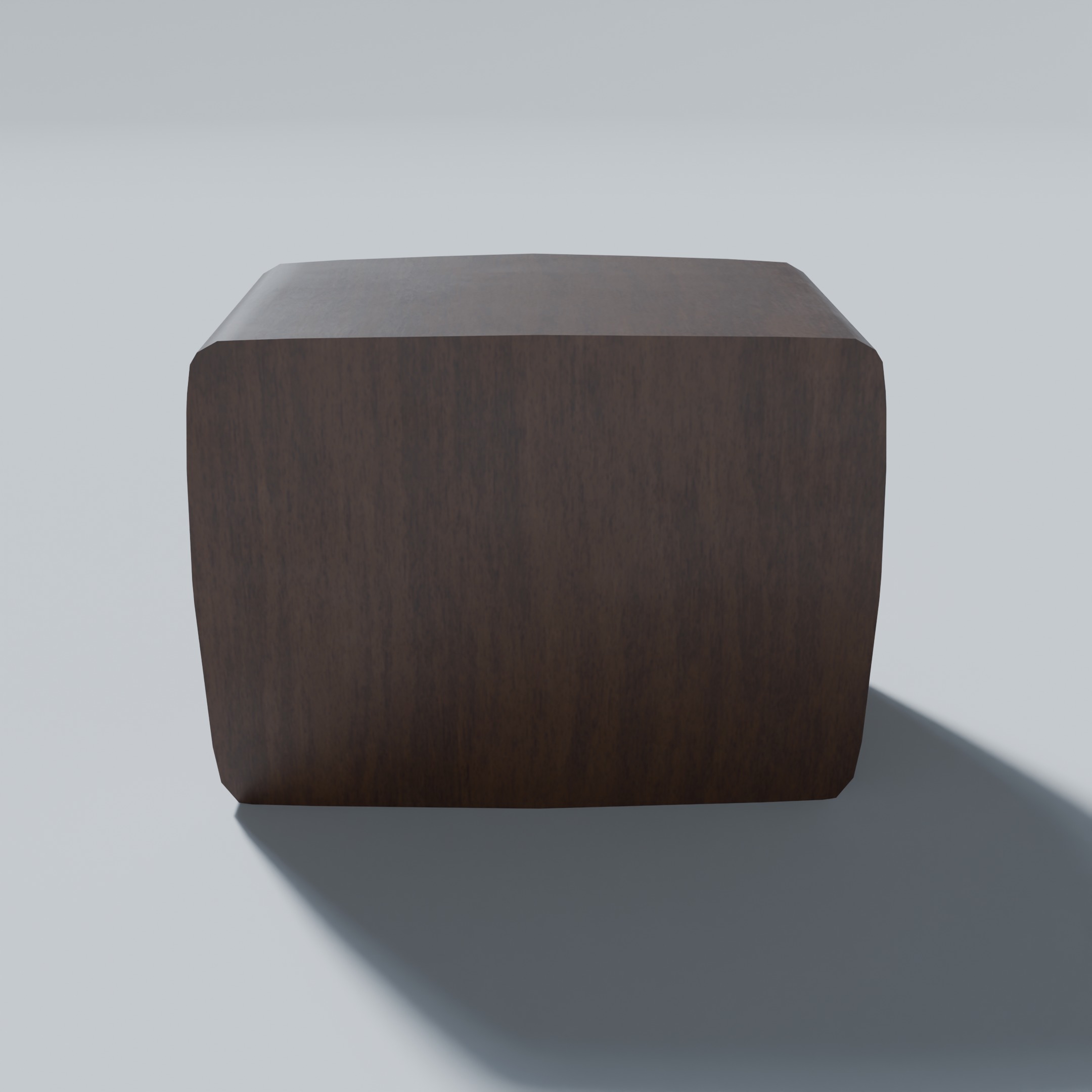 Retro Radio Low-poly 3D model_4