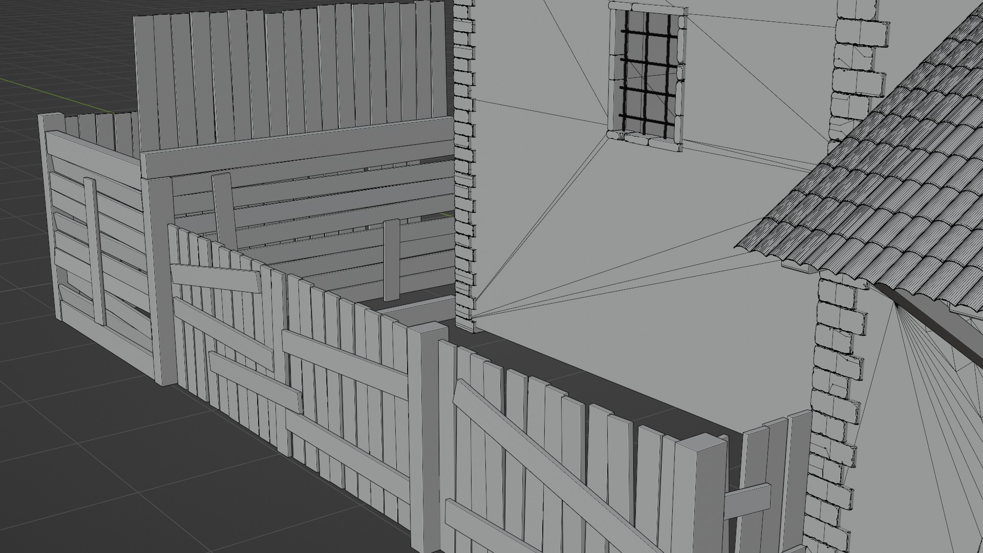 Medieval House 3D model_19