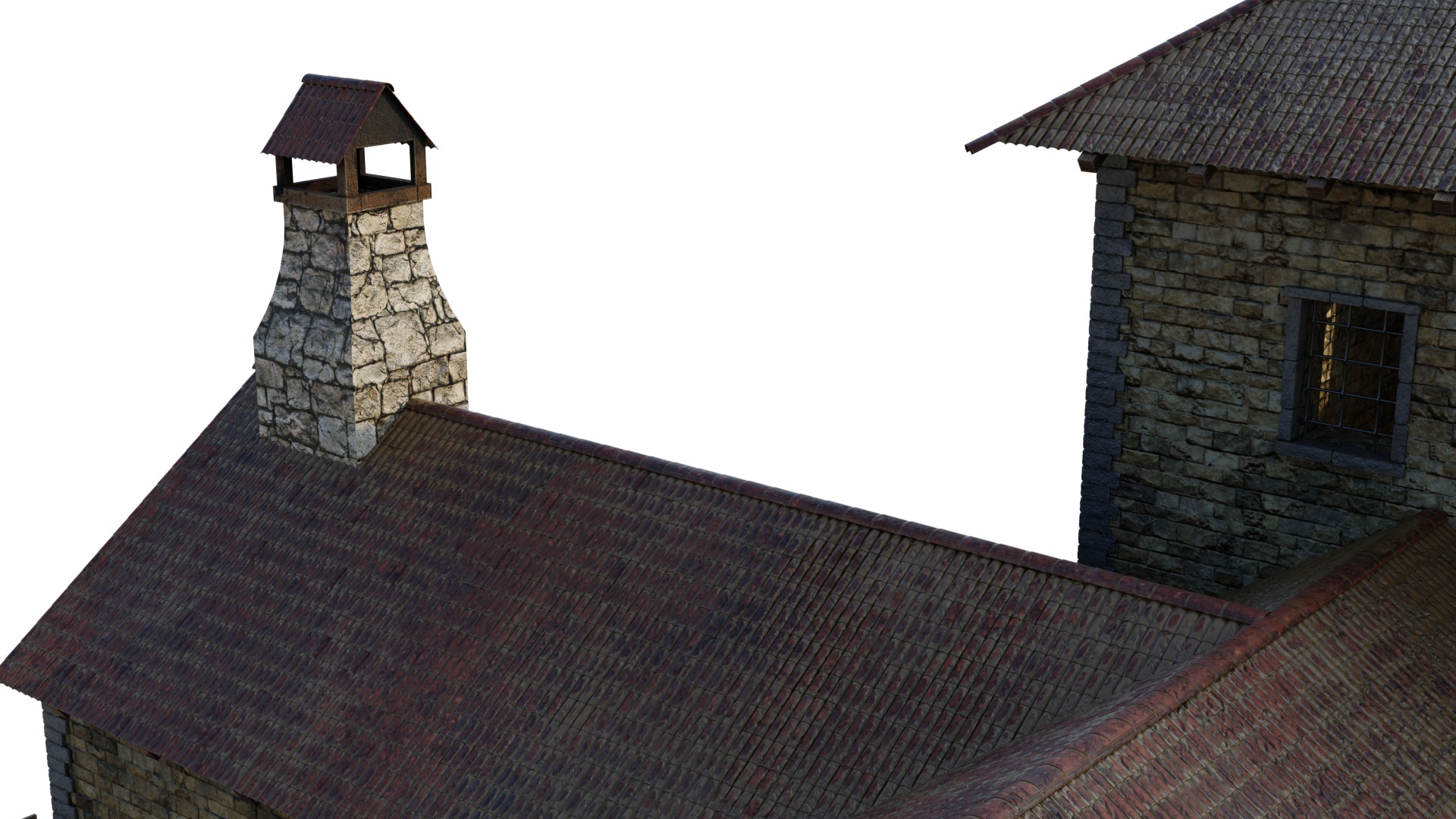 Medieval House 3D model_8