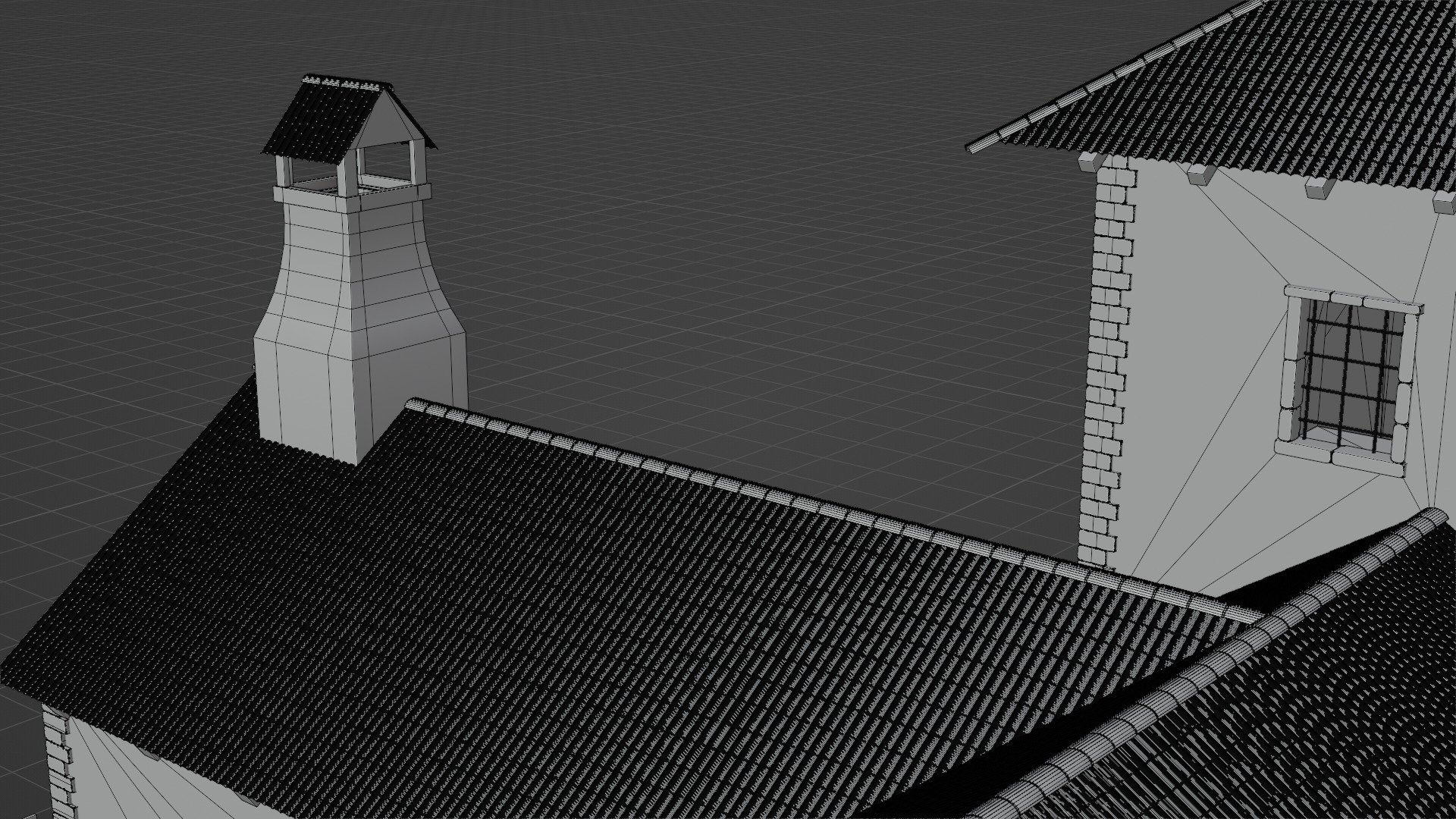 Medieval House 3D model_18