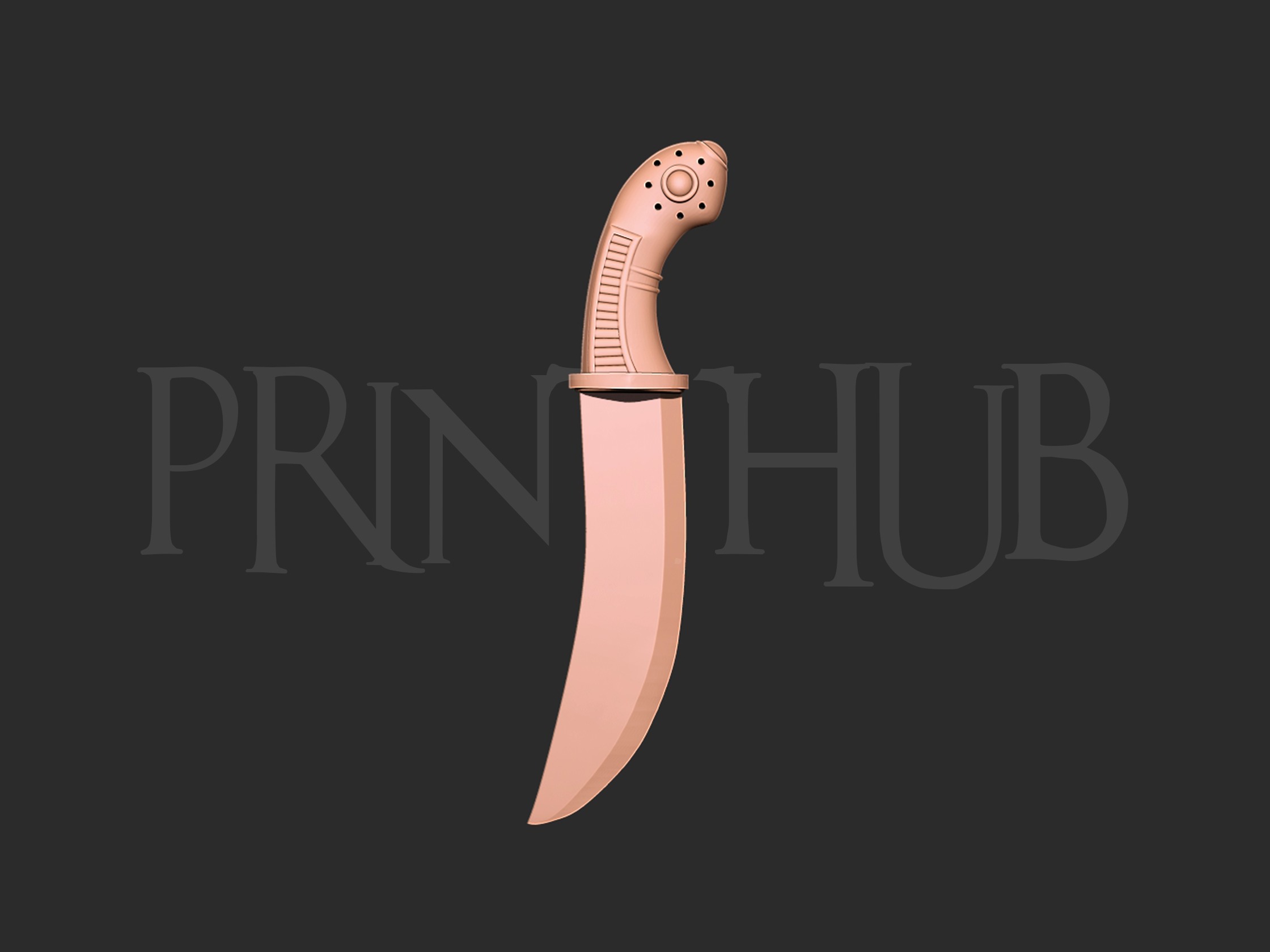 One piece ace dagger cosplay 3D print model_1