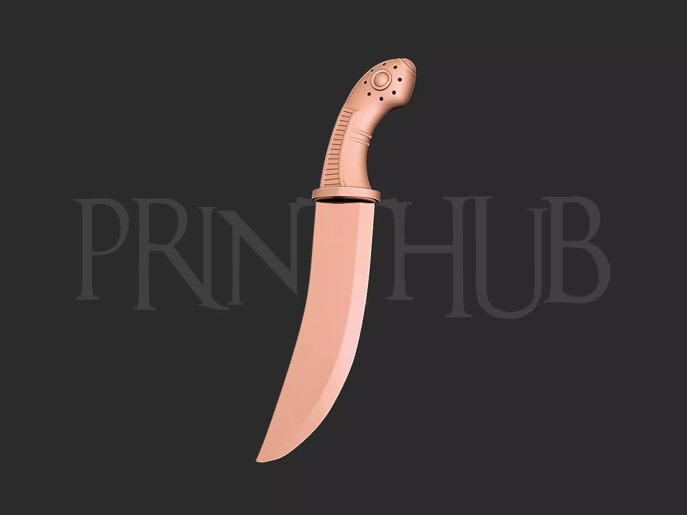 One piece ace dagger cosplay 3D print model_0