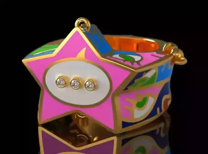 ring star 3D print model