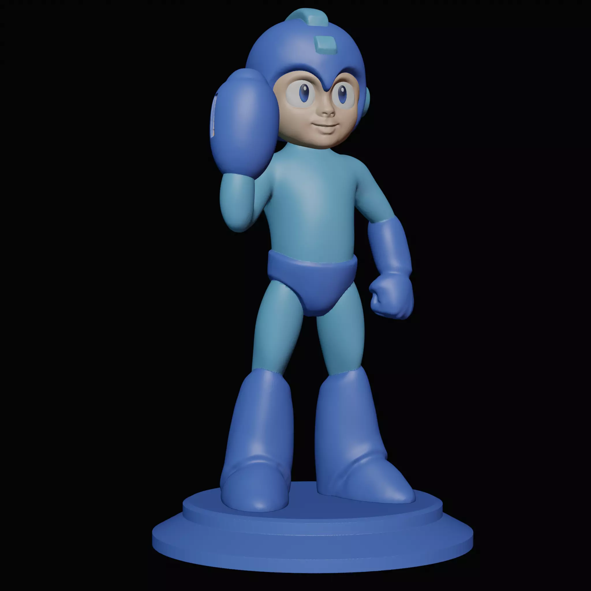 Megaman Free 3D print model