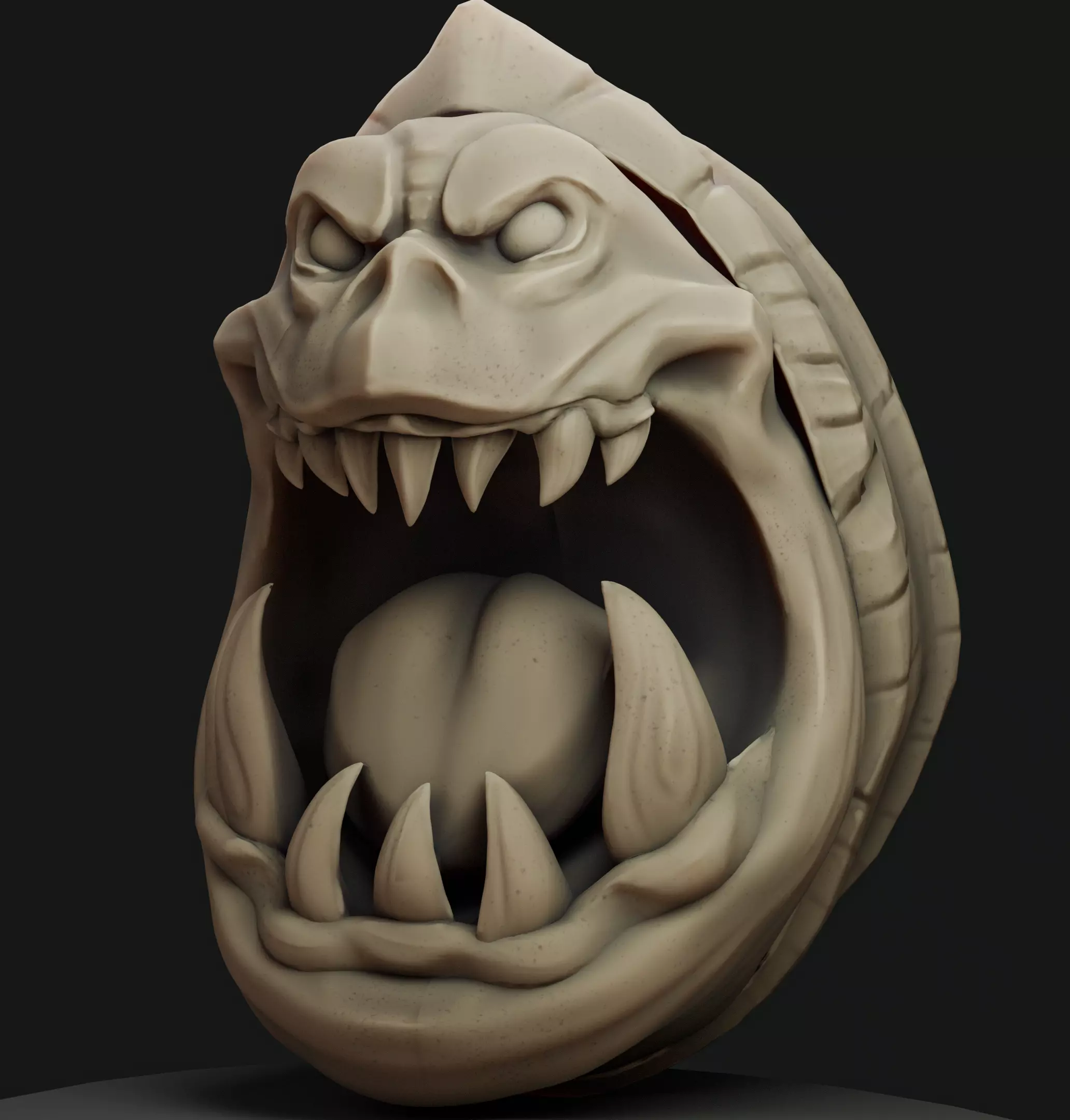 Demon Pendant KeychainPendant 3D print model