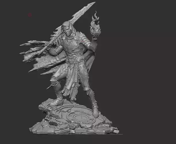 Knight Undead  3D print model