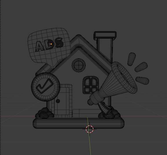 Real State 3d Illustration  Icon Pack 3D model_55