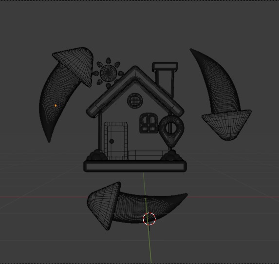 Real State 3d Illustration  Icon Pack 3D model_49