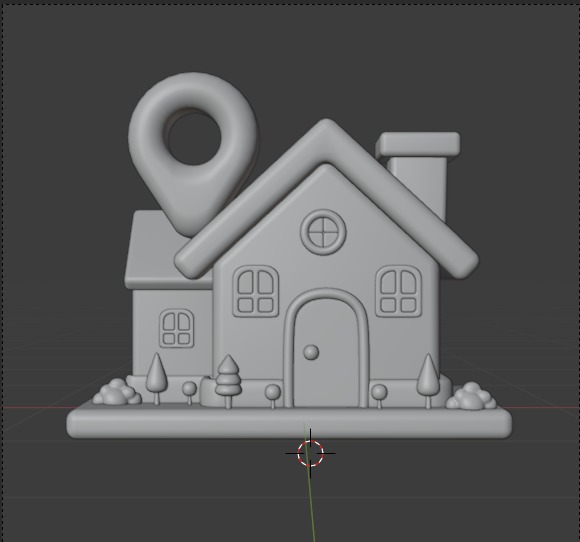 Real State 3d Illustration  Icon Pack 3D model_42