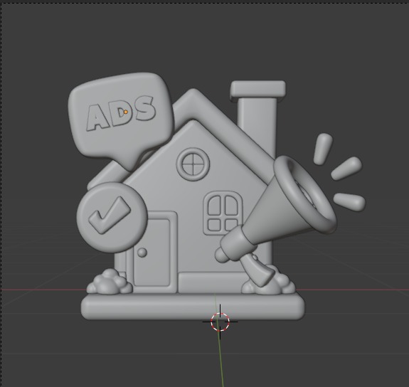 Real State 3d Illustration  Icon Pack 3D model_54