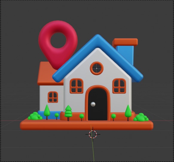 Real State 3d Illustration  Icon Pack 3D model_44