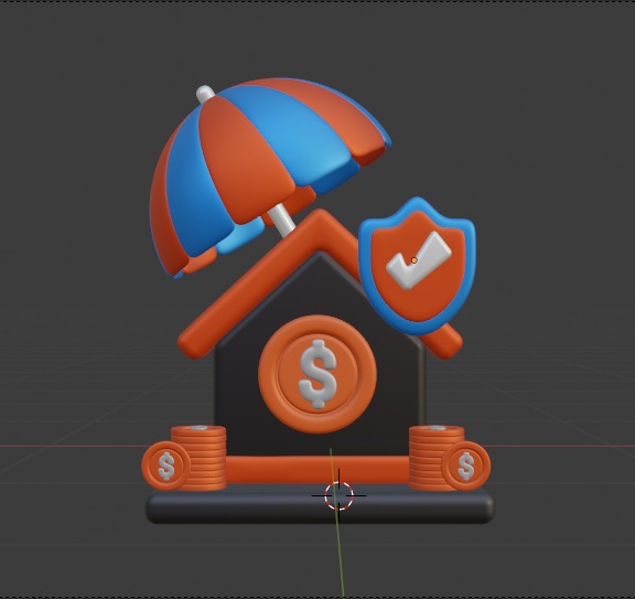 Real State 3d Illustration  Icon Pack 3D model_59