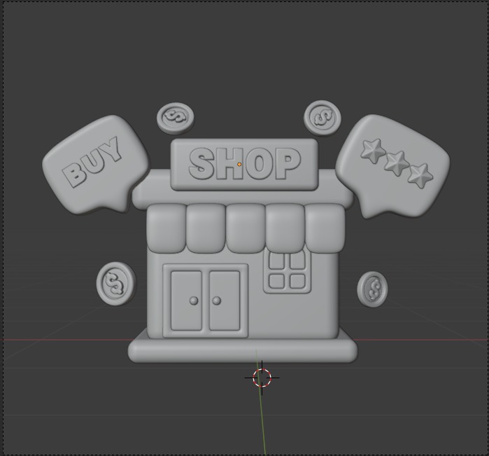 Real State 3d Illustration  Icon Pack 3D model_30