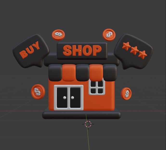 Real State 3d Illustration  Icon Pack 3D model_32