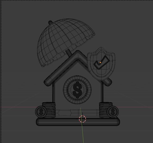 Real State 3d Illustration  Icon Pack 3D model_58