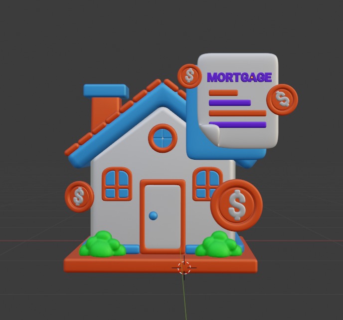 Real State 3d Illustration  Icon Pack 3D model_23