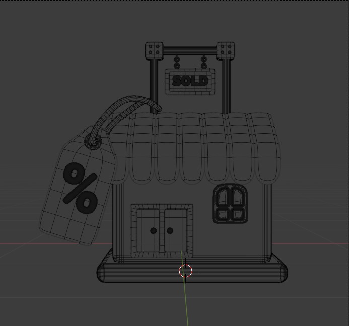 Real State 3d Illustration  Icon Pack 3D model_38