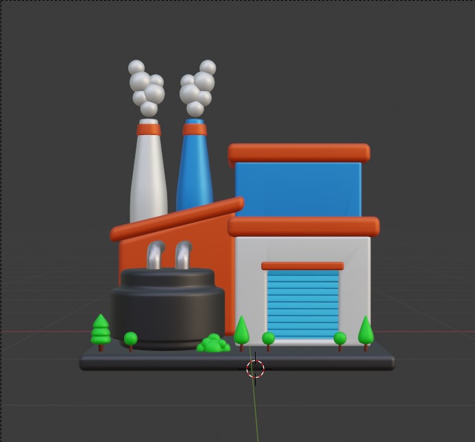 Real State 3d Illustration  Icon Pack 3D model_11