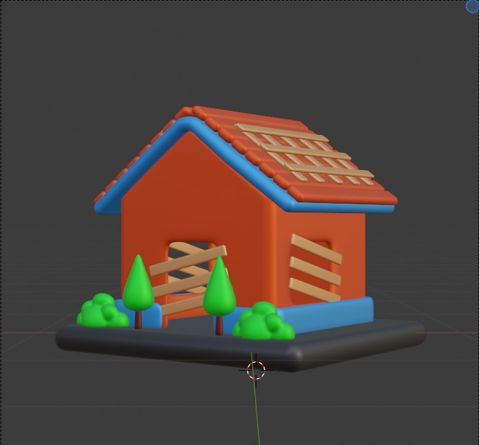 Real State 3d Illustration  Icon Pack 3D model_77