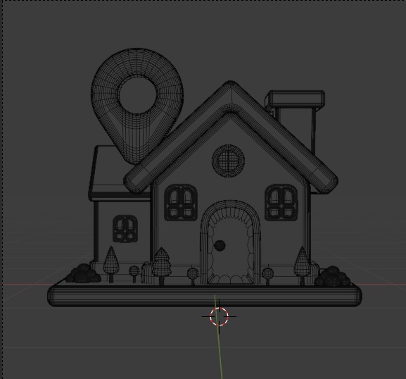 Real State 3d Illustration  Icon Pack 3D model_43