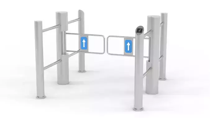 Turnstile Gate 3D model