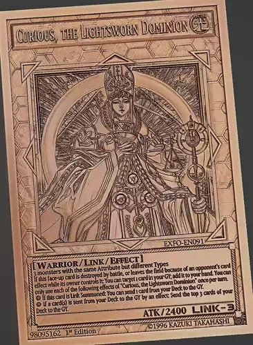 Curious the Lightsworn Dominion - YU-GI-OH