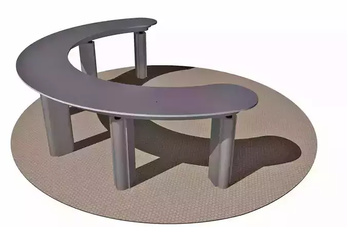 Semicircular  colonnade