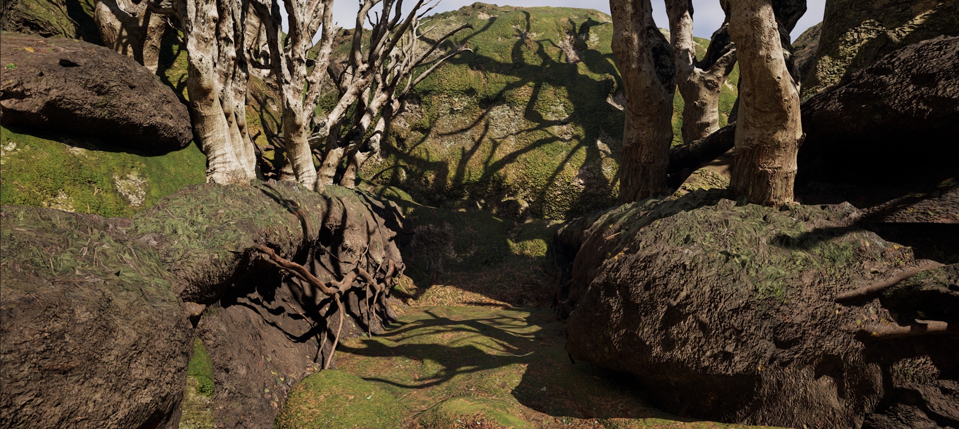 Farmer House and Barn in the Forest 3D model_9