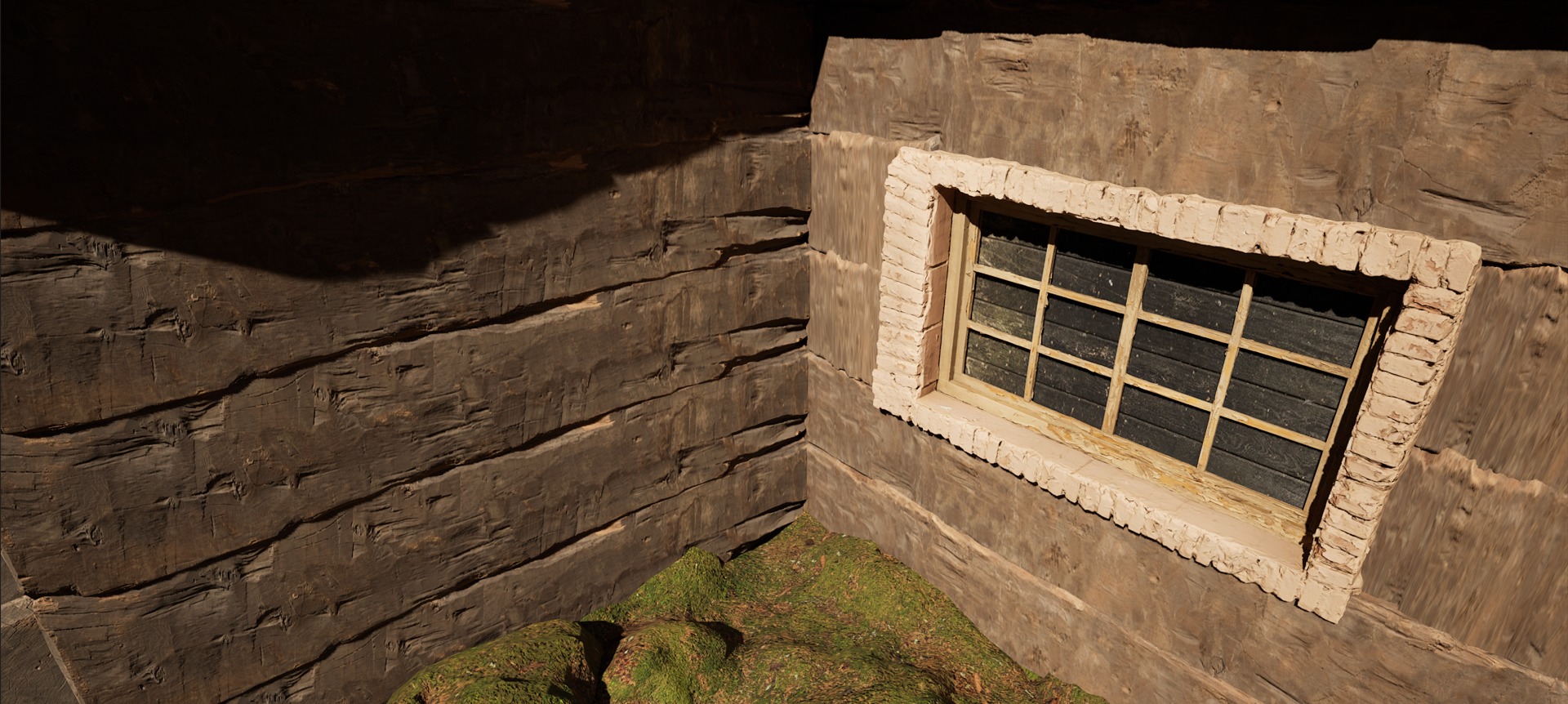 Farmer House and Barn in the Forest 3D model_20