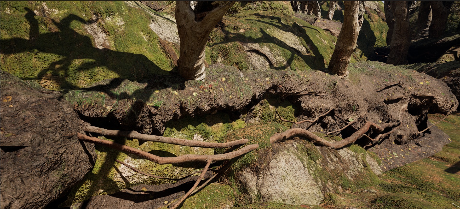 Farmer House and Barn in the Forest 3D model_18