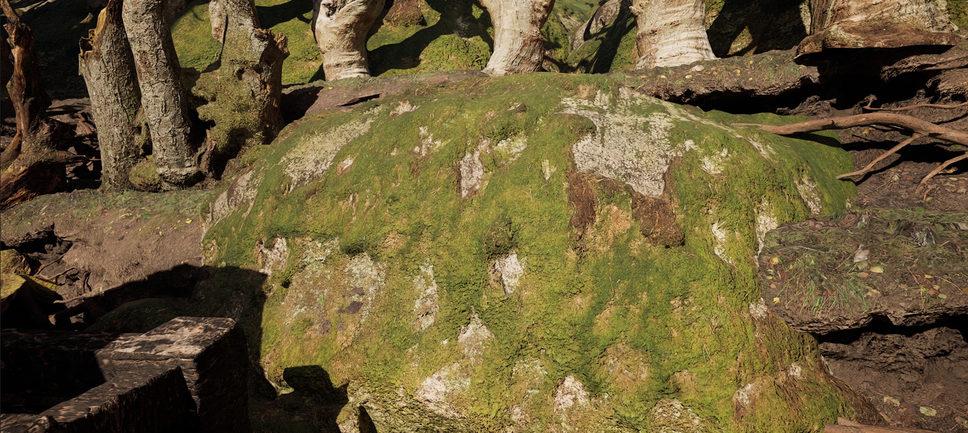 Farmer House and Barn in the Forest 3D model_52