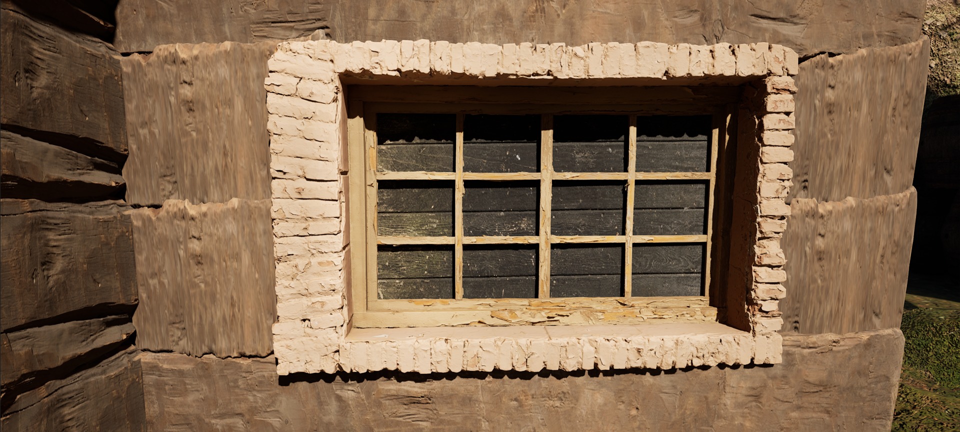 Farmer House and Barn in the Forest 3D model_34