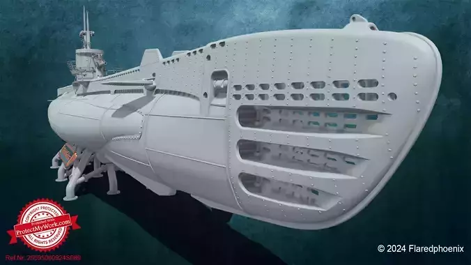 U-Boat British S Class Detailed 3D print model
