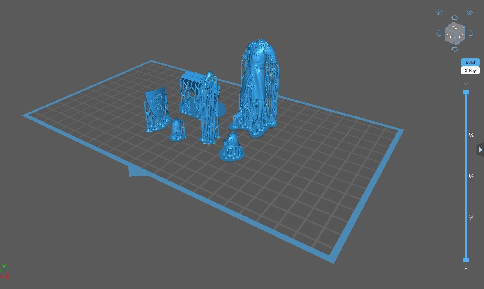 Medieval Chess Set - 3d Print Model 3D print model_27